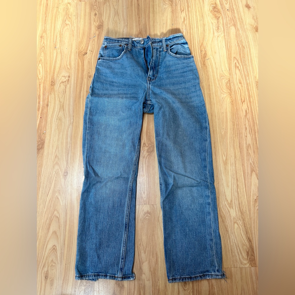 Abercrombie Curve Love Straight leg jeans